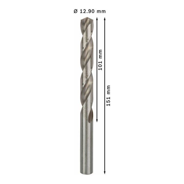 Bosch Metallbohrer HSS-G DIN 338 12,9 x 101 x 151 mm