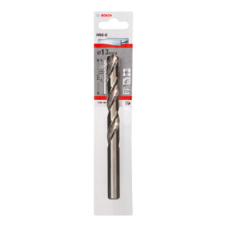 Bosch Metallbohrer HSS-G, DIN 338, 13 x 101 x 151 mm, 1er-Pack