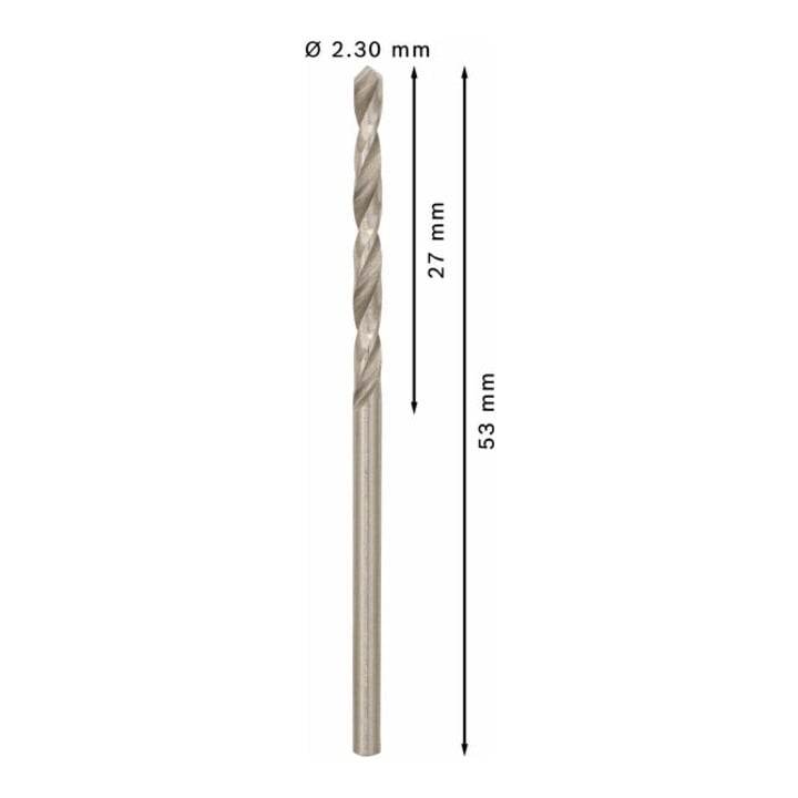 Bosch Metallbohrer HSS-G DIN 338 2,3 x 27 x 53 mm