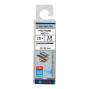Bosch Metallbohrer HSS-G DIN 338 2,8 x 33 x 61 mm-4