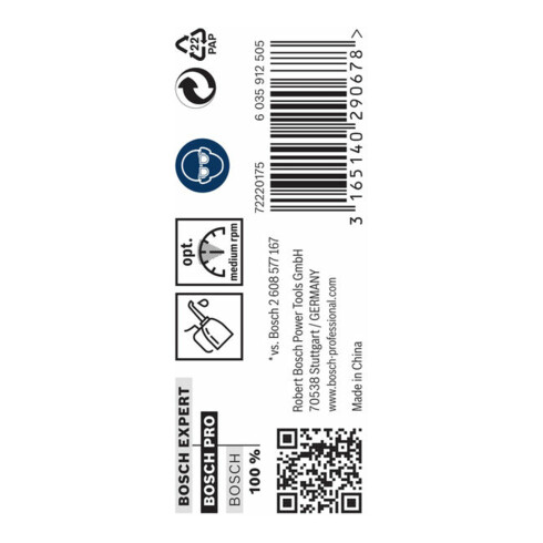 Bosch Metallbohrer HSS-G DIN 338 6,2 x 63 x 101 mm
