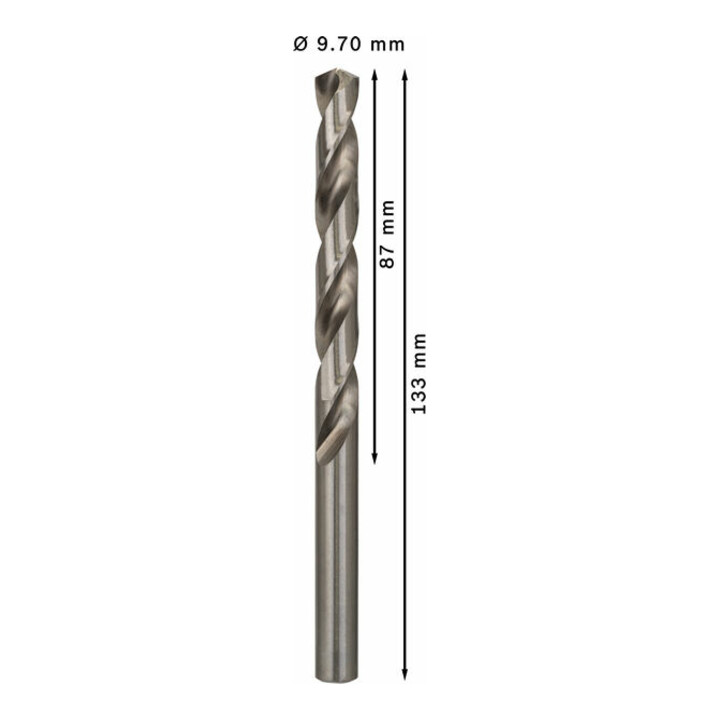 Bosch Metallbohrer HSS-G DIN 338 9,7 x 87 x 133 mm