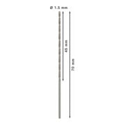 Bosch Metallbohrer HSS-G DIN 340 1,5 x 45 x 70 mm-5