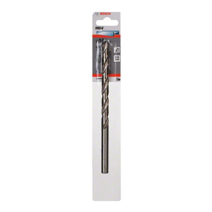 Bosch Metallbohrer HSS-G, DIN 340, 10 x 121 x 184 mm