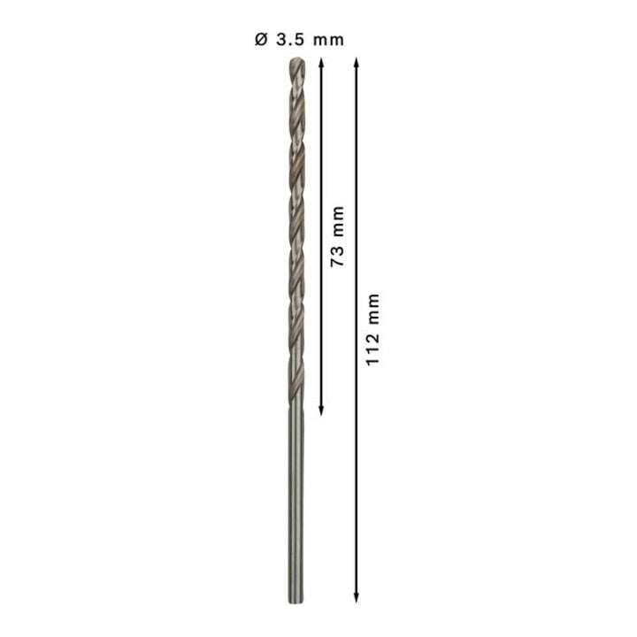 Bosch Metallbohrer HSS-G DIN 340 3,5 x 73 x 112 mm