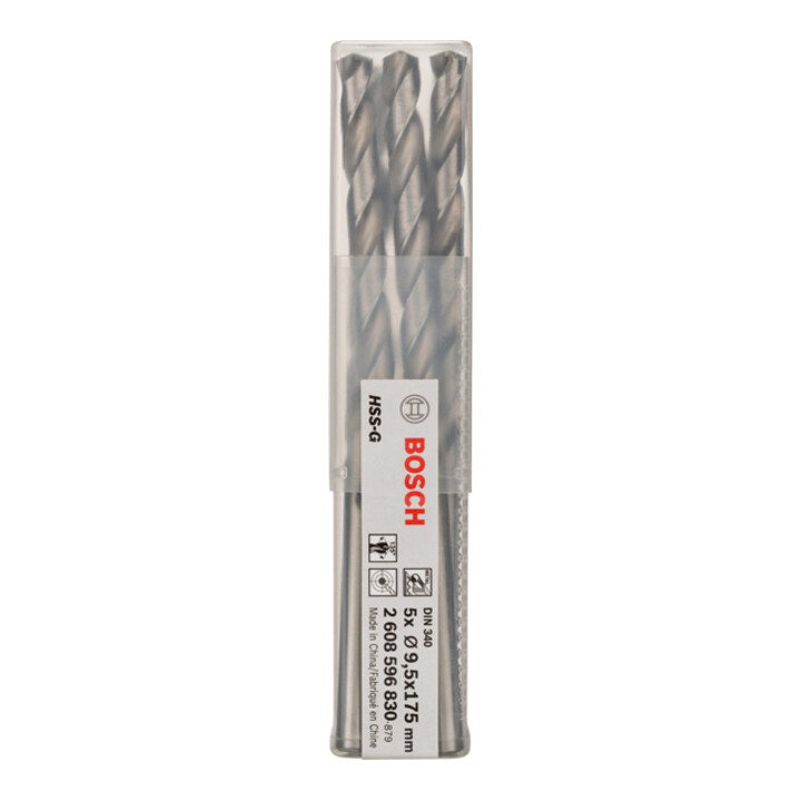 Bosch Metallbohrer HSS-G DIN 340 9,5 x 115 x 175 mm