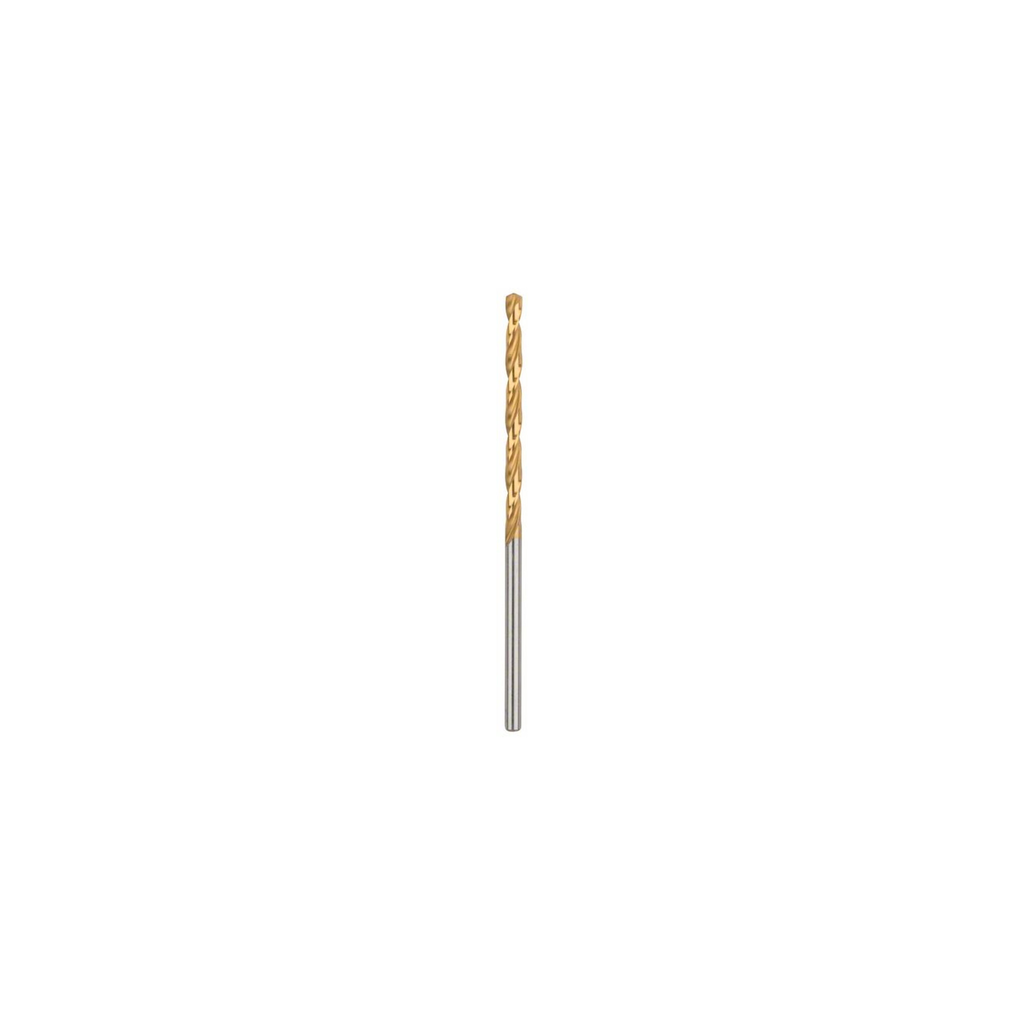 BOSCH Metallbohrer HSS-TiN DIN 338 2,5 x 30 x 57 mm