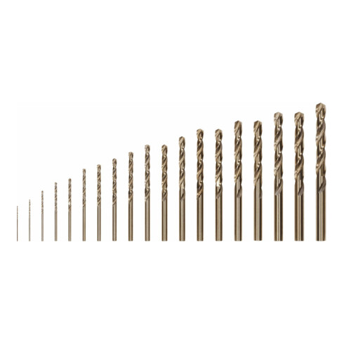 Bosch Metallbohrer-Set HSS-Co (Cobalt-Legierung), ProBox 19-teilig DIN 338 1-10 mm