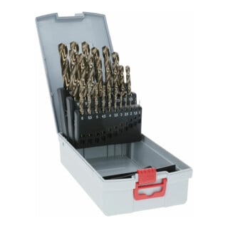 Bosch Metallbohrer-Set HSS-Co (Cobalt-Legierung), ProBox 25-teilig DIN 338 1-13 mm