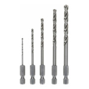 Bosch Metallbohrer-Set HSS-G, DIN 338 mit Sechskantschaft, 135°, 2 - 6 mm-5