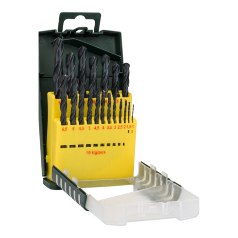 Bosch Metallbohrer-Set HSS-R, 19-teilig