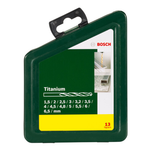 Bosch Metallbohrer-Set HSS-TiN, 13-teilig