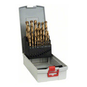 Bosch Metallbohrer-Set HSS-TiN (Titan-Beschichtung), ProBox 25-teilig 1-13 mm