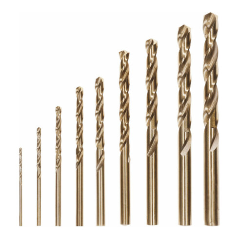 Bosch Metallbohrer-Set Robust Line HSS-Co DIN 135 135°, 10-teilig 1 - 10 mm