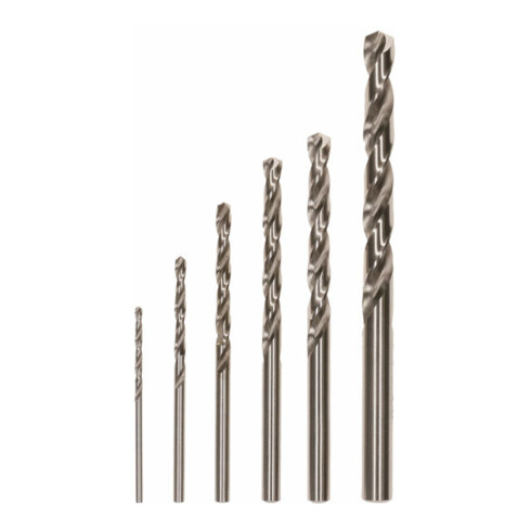 Bosch Metallbohrer-Set Robust Line HSS-G DIN 135 135°, 6-teilig 2 - 8 mm