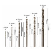 Bosch Metallbohrer-Set Robust Line HSS-G DIN 135 135°, 6-teilig 2 - 8 mm-5