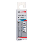 Bosch Metallspiralbohrer HSS PointTeQ, DIN 338, 1,0 mm, 2er-Pack-2