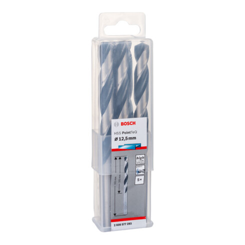Bosch Metallspiralbohrer HSS PointTeQ DIN 338 12,5 mm