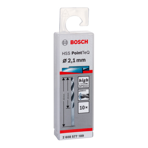 Bosch Metallspiralbohrer HSS PointTeQ, DIN 338