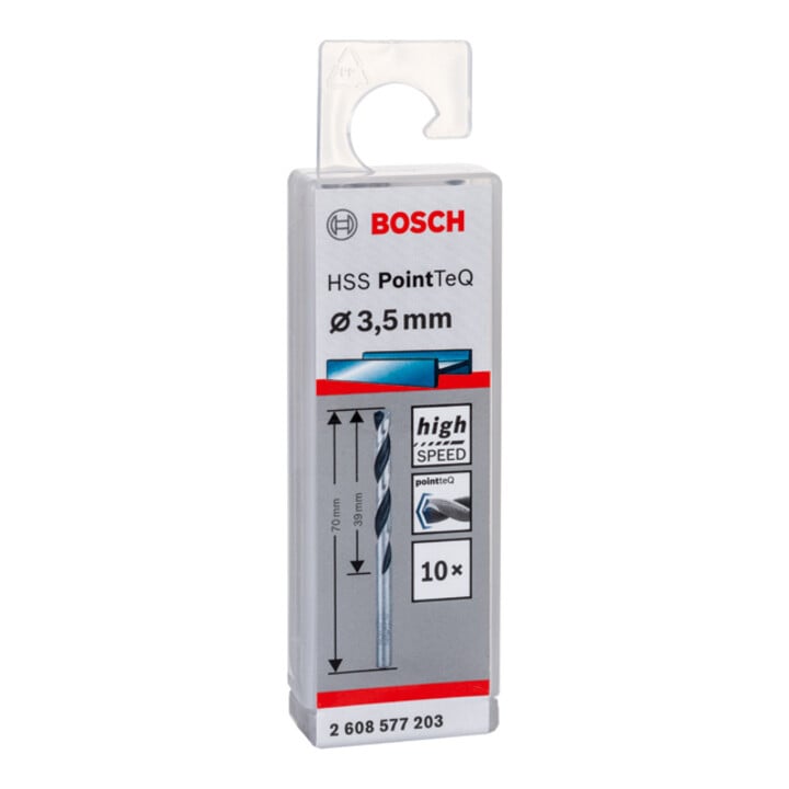 Bosch Metallspiralbohrer HSS PointTeQ DIN 338 3,5 mm