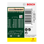 Bosch Mini-X-Line houtboorset