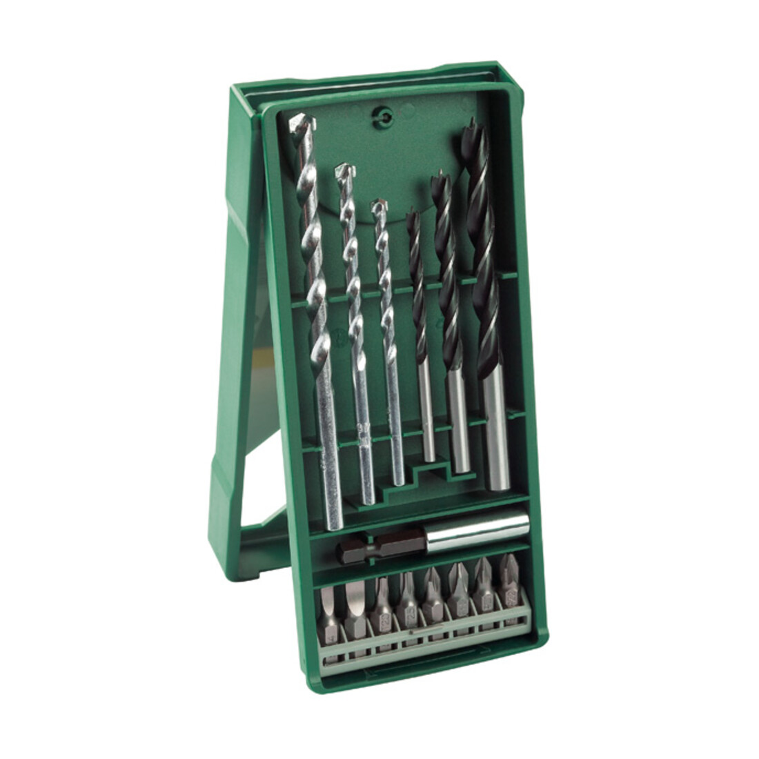 Bosch Mini-X-Line Mixed-Set, 3 Stein-, 3 Holzbohrer, 8 Schrauberbits