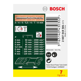 Bosch Mini-X-Line steenboorset