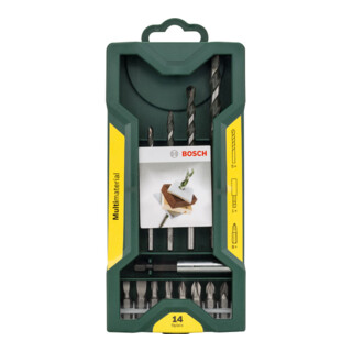 Bosch Mini-X-Line-Universalbohrer-Set, 14-teilig