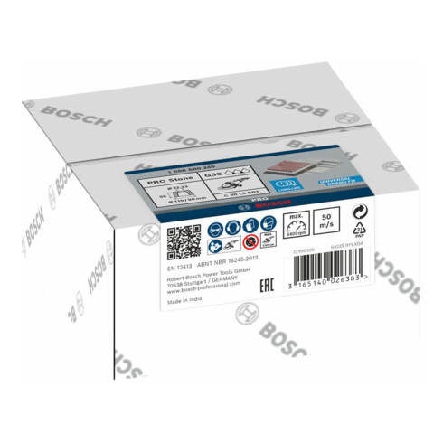 Bosch Mola a tazza per smerigliatrice angolare e ad umido, conica pietra/cemento