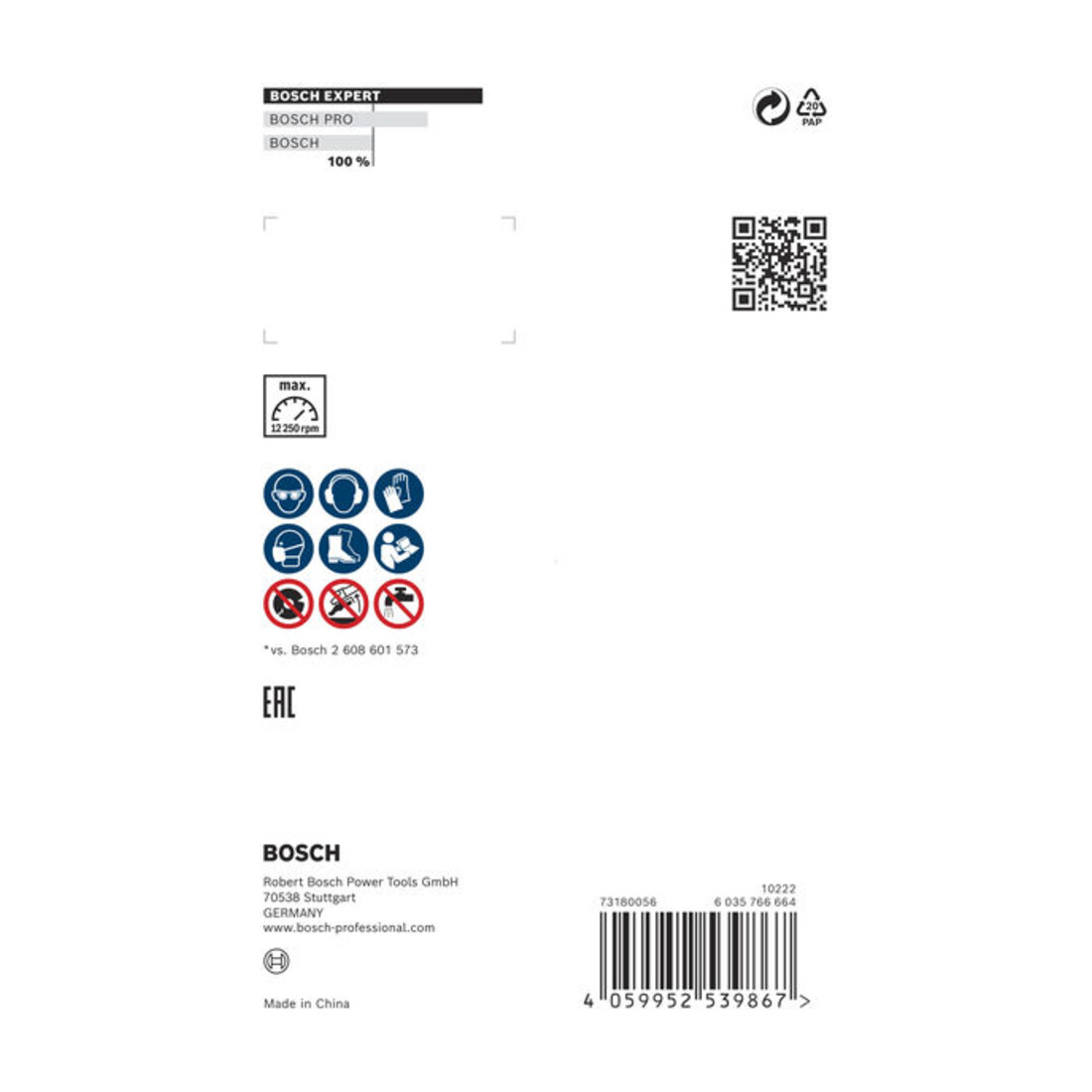 Bosch Mola a tazza diamantata Concrete EXPERT 125 x 22,23 x 4,5 mm per smerigliatrici per calcestruzzo e smerigliatrici angolari