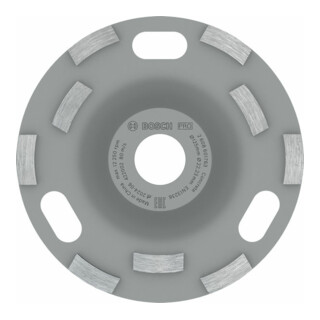 Bosch Mola a tazza diamantata Expert for Concrete ad alta velocità 125x22,23x5mm