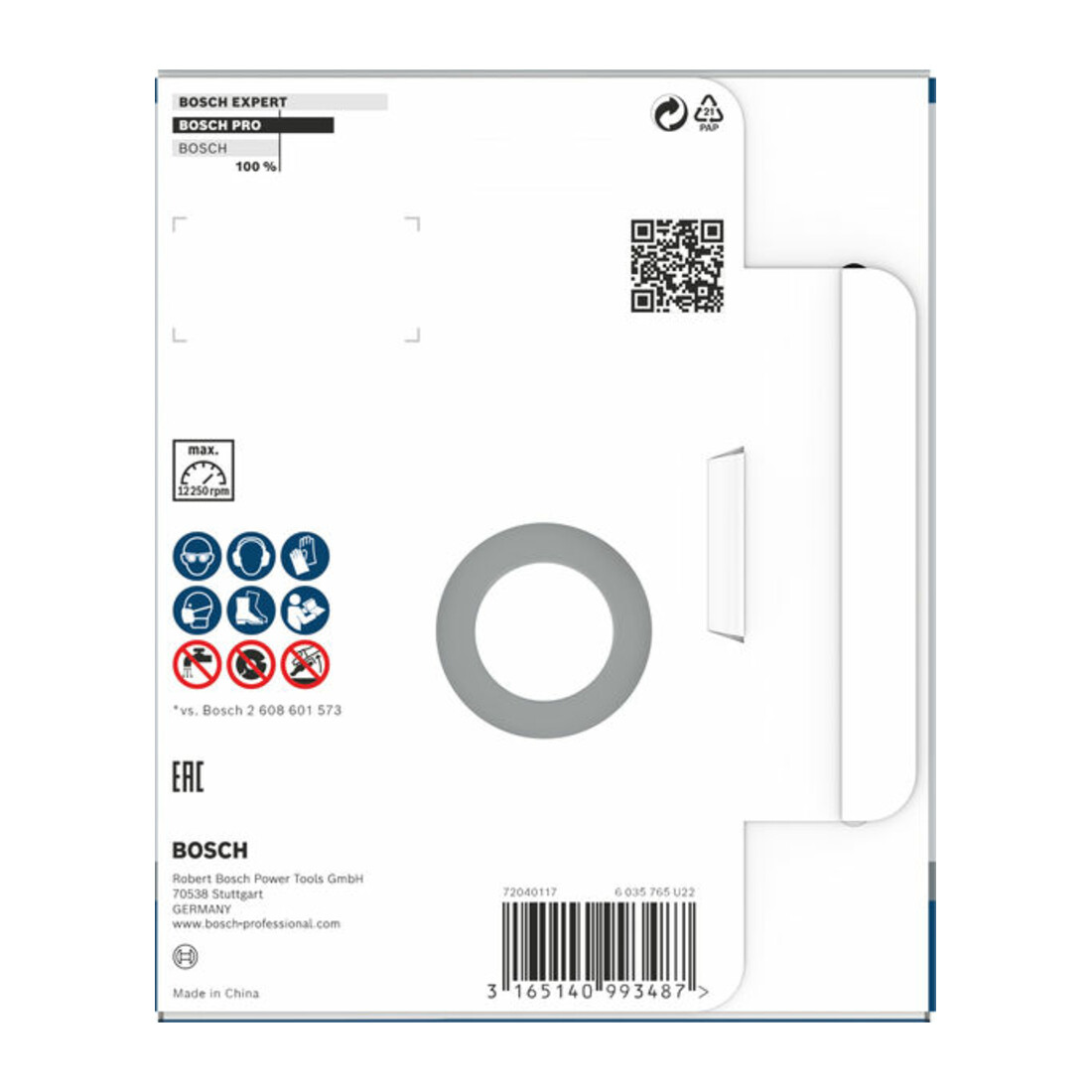 Bosch Mola a tazza diamantata Expert for Concrete ad alta velocità 125x22,23x5mm