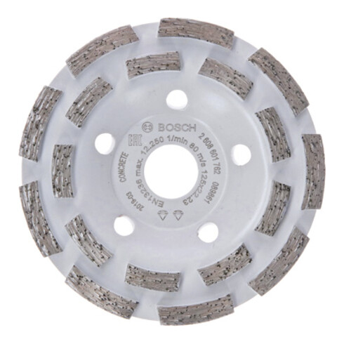 Bosch Mola a tazza diamantata Expert for Concrete, lunga durata, 125 x 22,23 x 5 mm