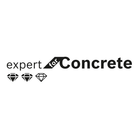 Bosch Mola a tazza diamantata Expert for Concrete, lunga durata, 125 x 22,23 x 5 mm