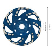 Bosch Mola a tazza EXPERT Concrete 150x22,23x4,5mm, per smerigliatrice per calcestruzzo-4