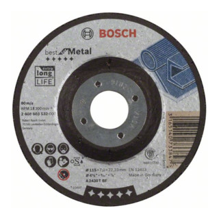 Bosch Mola da sbavo a gomito Best for Metal A 2430 T BF