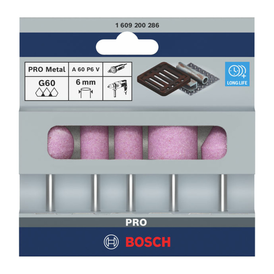 Bosch montagepuntenset 5 stuks 6 mm 60 25 15 25 20 x 24 30 30 25 mm