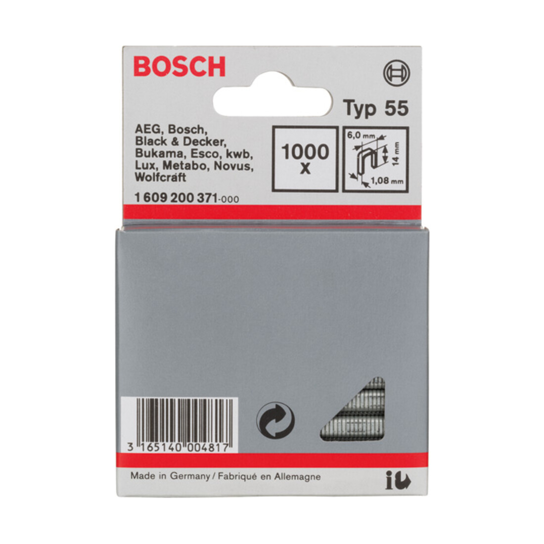 Bosch Morsetto posteriore stretto tipo 55