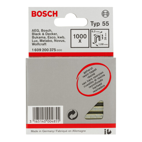 Bosch Morsetto posteriore stretto tipo 55, resinato