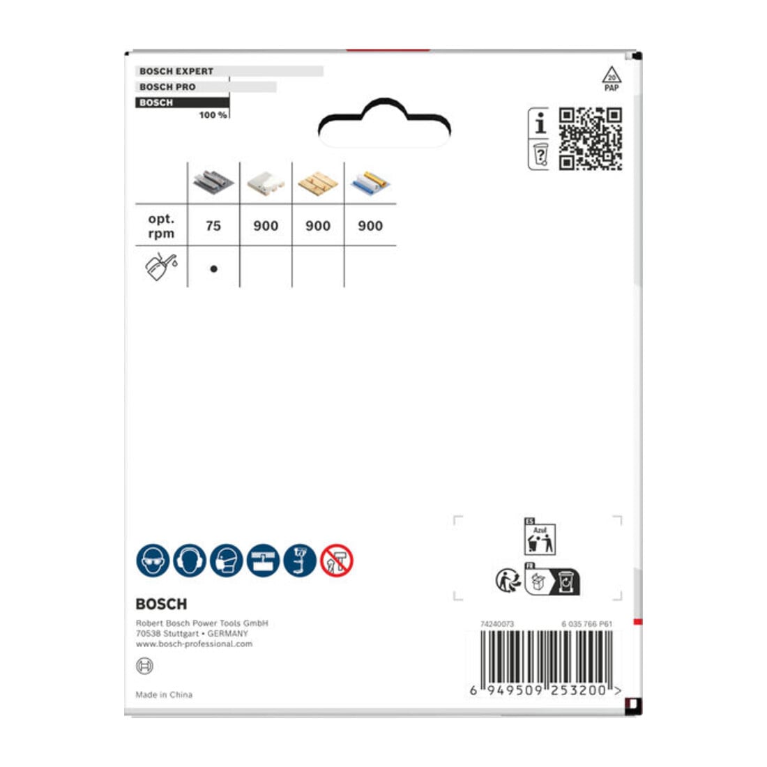 Bosch Multi Material gatenzaag met schroefdraad, 121 x 40 mm