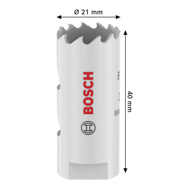Bosch Multi Material gatenzaag met schroefdraad, 21 x 40 mm