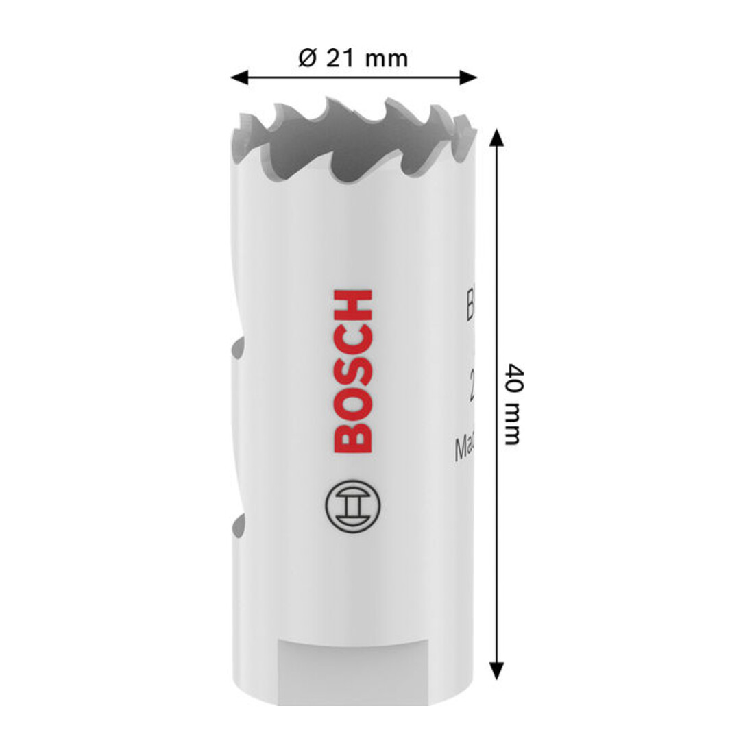 Bosch Multi Material gatenzaag met schroefdraad, 21 x 40 mm