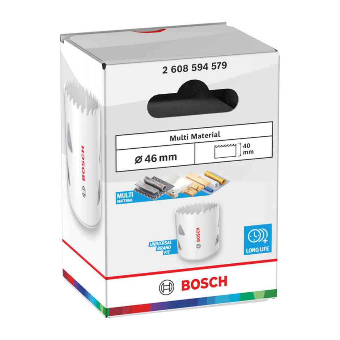 Bosch Multi Material gatenzaag met schroefdraad, 46 x 40 mm