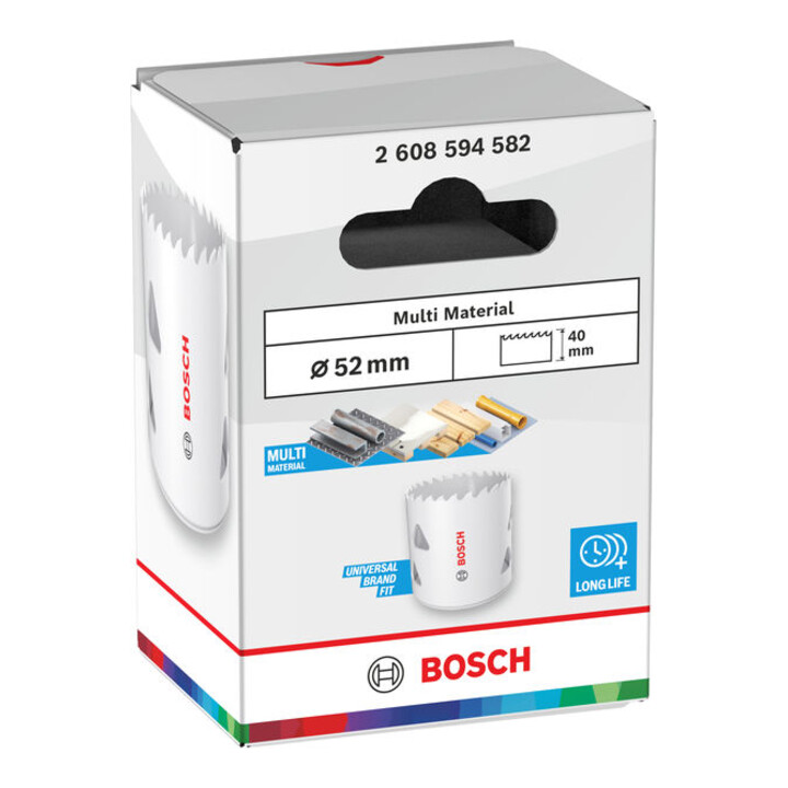 Bosch Multi Material gatenzaag met schroefdraad, 52 x 40 mm