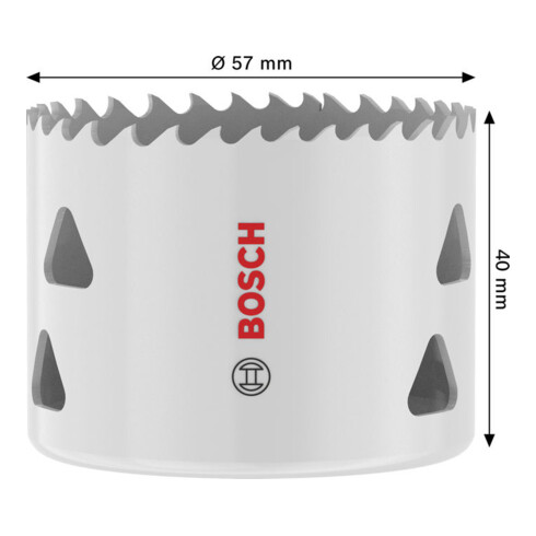 Bosch Multi Material gatenzaag met schroefdraad, 57 x 40 mm