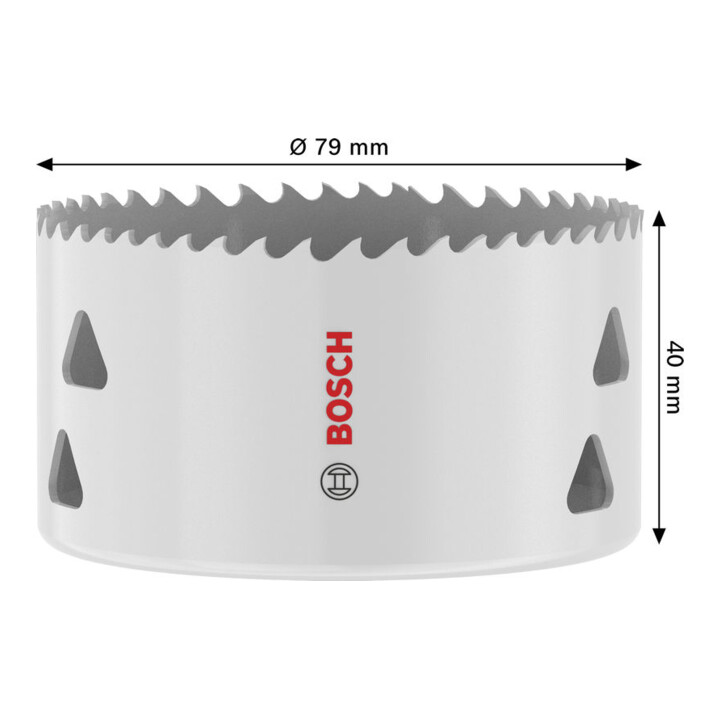 Bosch Multi Material gatenzaag met schroefdraad, 79 x 40 mm