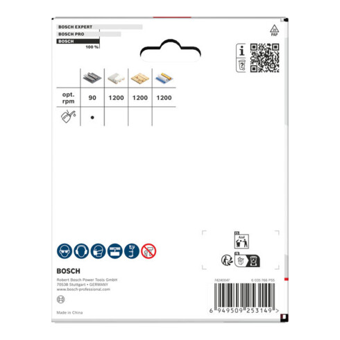 Bosch Multi Material gatenzaag met schroefdraad, 98 x 40 mm