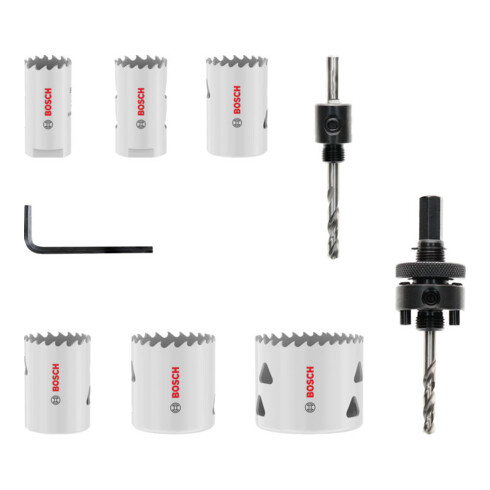 Bosch Multi Material gatenzaagset met draad, 24; 27; 32; 35; 40; 52 x 40 mm