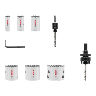 Bosch Multi Material gatenzaagset met schroefdraad, 19; 22; 29; 38; 44; 51 x 40 mm