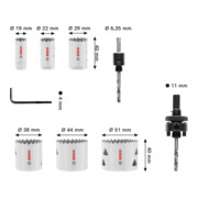 Bosch Multi Material gatenzaagset met schroefdraad, 19; 22; 29; 38; 44; 51 x 40 mm-4
